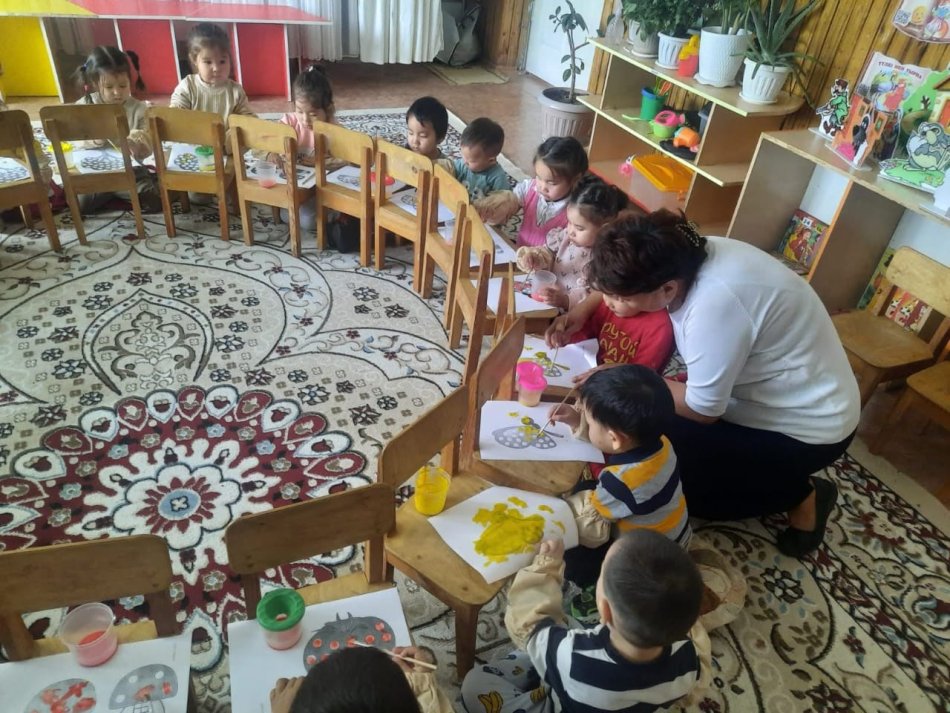 "Сары жапырақ әсемдеу" Қырықбаева Н