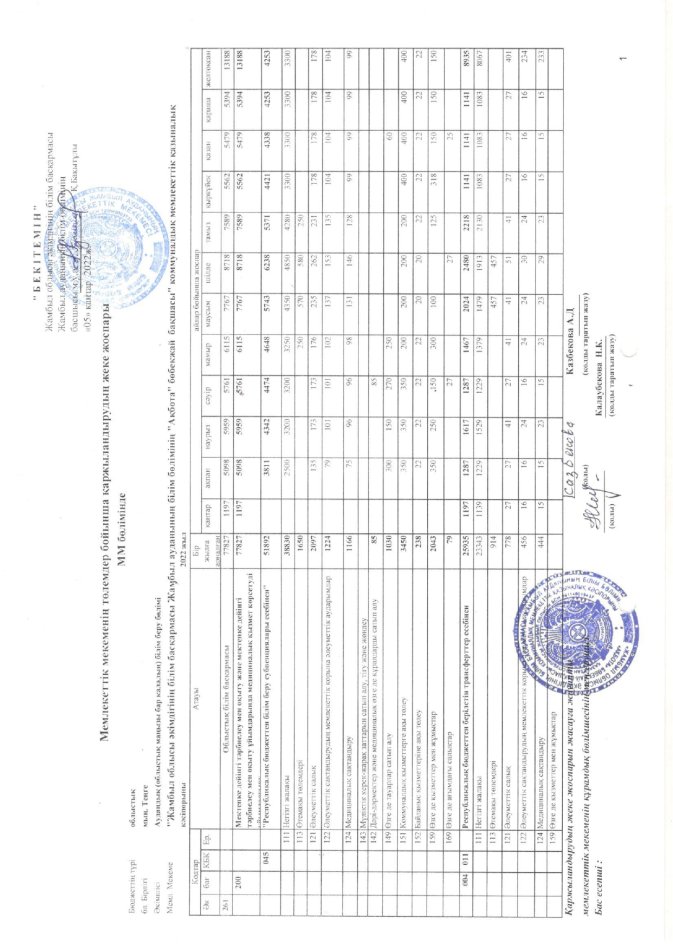 детал план