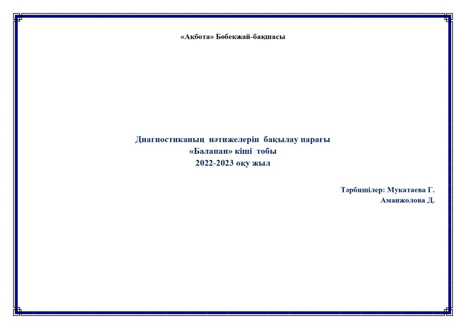 Бастапқы мониторинг Күншуақ 2022-20223